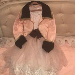 Girls pink pirate costume size 7/8